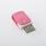 USB Adaptér Micro SD - 02 růžová
